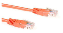 ACT Orange U/UTP CAT5E patch cable with RJ45 connectors