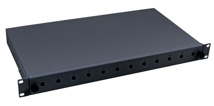 EFB 19"Splicebox,sl.unit,RAL9005 6 SC dpx. vertical