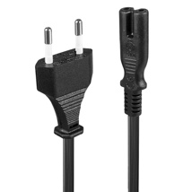LINDY Euro to C7 Mains Cable, lead free