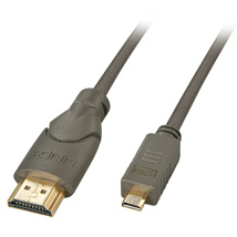 LINDY High Speed HDMI to Micro HDMI Cable with Ethernet, 3m