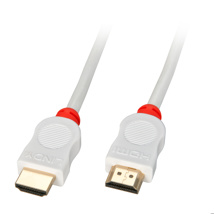 LINDY HDMI HighSpeed Cable, White, 0.5m