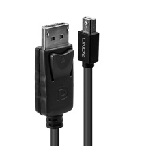 LINDY Mini DP to DP Cable, Black, 1m