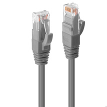 LINDY 0.5m Cat.6 U/UTP LSZH Network Cable, Grey