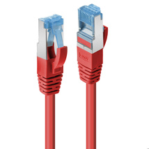 LINDY 0.3m Cat.6A S/FTP LSZH Network Cable, Red