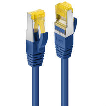 LINDY 0.3m RJ45 S/FTP LSZH Network Cable, Blue