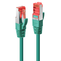 LINDY 0.3m Cat.6 S/FTP Network Cable, Green