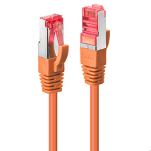 LINDY 0.3m Cat.6 S/FTP Network Cable, Orange