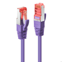 LINDY 0.5m Cat.6 S/FTP Network Cable, Purple