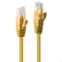 LINDY 0.5m Cat.6 U/UTP Network Cable, Yellow
