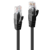 LINDY 5m Cat.6 U/UTP Network Cable, Black