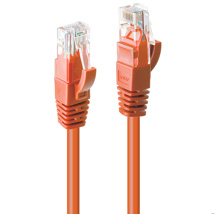 LINDY 0.3m Cat.6 U/UTP Network Cable, Orange