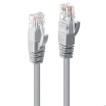 LINDY 5m Cat.6 U/UTP Network Cable, Grey, 50pcs
