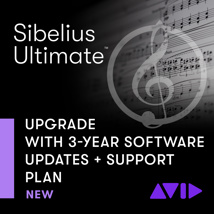 AVID Sibelius Ultimate 3-Years Software Updates + Support Plan - GET CURRENT