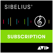 AVID Sibelius Artist 1-Year Subscription - NEW