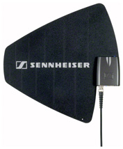 SENNHEISER AD 3700 Receiver antenna, active, directional, BNC, 3/8"-assembly screw, 470 - 866 MHz, adjustable amplification 5/10/15 dB