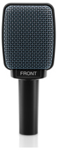 SENNHEISER E 906 Instrument microphone, dynamic, supercardioid, 3-pin XLR-M, 3 x sound switch, anthracite, includes bag