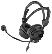 SENNHEISER HMD 26-II-600 Audio headset, 600 Ω per system, dynamic microphone, supercardioid, cable not included, ActiveGard