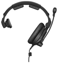 SENNHEISER HMD 301 PRO Broadcast headset with ultra-linear headphone response (single sided, 64 ohm) and microphone (hyper-cardioid, dynamic)