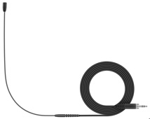 SENNHEISER HSP ESSENTIAL OMNI-BLACK Headset microphone (omnidirectional, pre-polarized condenser) with 1.6m cable for XS Wireless and evolution wireless, black