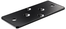NEUMANN LH 48 Tripod adapter plate (115 mm) to mount on König & Meyer tripods No. 26790 and No. 26795, black (RAL 9005)