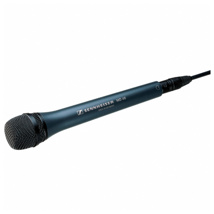 SENNHEISER MD 46 ENG microphone, dynamic, cardioid, elastic capsule mount, 3-pin XLR-M, black