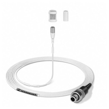 SENNHEISER MKE 1-4-1 Miniature clip-on microphone, omnidirectional, for SK 50/250/2000/5212/6000/9000, 3-pin SE connector, white, accessories not included