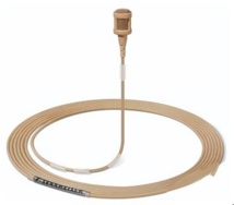SENNHEISER MKE 1-5-3 Miniature clip-on microphone, omnidirectional, open end, 4 m long, beige, accessories not included