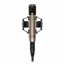 SENNHEISER MKH 800 TWIN NI RF condenser microphone, 2x cardioid, variable directionality, 5-pin XLR, nickel, includes MZQ 80, MZS 80, and AC 20