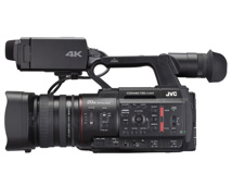 JVC 4K/ HD handheld camcorder with 1" CMOS sensor, with FTP, remote, live streaming and IFB/ IP return video