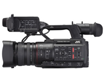 JVC 4K/ HD handheld camcorder with 1" CMOS sensor, with FTP, remote, live streaming and IFB/ IP return video, built in Wifi