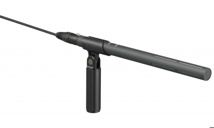 SONY Shotgun Electret Condenser short microphone, super-cardioid, battery powered (in case of no phantom power)