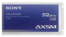 SONY Pack of 6x AXS-A512S48 memory cards