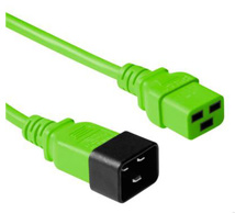 ACT Powercord C19 - C20 green 1.2 m