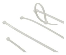 ACT Cable ties transparent, length 100 mm, width 2.5 mm