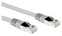 ACT Grey 7 meter LSZH U/UTP CAT5E patch cable with RJ45 connectors