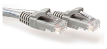 ACT Grey 4 meter U/UTP CAT6A patch cable snagless with RJ45 connectors