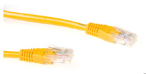 ACT Yellow 0.5 meter U/UTP CAT6 patch cable with RJ45 connectors