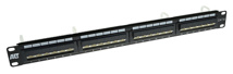 ACT Patchpanel CAT6 unshielded 24 ports 45°
