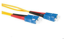 ACT 7 meter LSZH Singlemode 9/125 OS2 fiber patch cable duplex with SC connectors