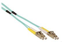 ACT 20 meter Multimode 50/125 OM3 duplex ruggedized fiber cable with LC connectors
