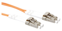 ACT 2 meter LSZH Multimode 50/125 OM2 fiber patch cable duplex with LC connectors