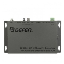GEFEN 4K Ultra HD HDBaseT Receiver w/ Audio De-Embedder and POH