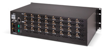 LIGHTWARE MX2-16x16-HDMI20-R: 16 input  and  16 output Full 4K HDMI 2.0 and HDCP 2.2 standalone matrix with redundant power supplies. Uncompressed 4K@60Hz with RGB 4:4:4 colorspace, 18 Gbit/sec bandwidth. RS-232, Ethernet and USB control options.