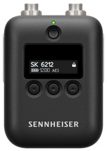 SENNHEISER SK 6212 A1-A4 Mini bodypack transmitter, digital, LR mode, 3-pin SE plug, AES 256 encryption, black, frequency range: (470-558 MHz)