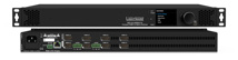 LIGHTWARE MX2-4x4-HDMI20-CA: 4 input  and  4 output Full 4K HDMI 2.0 and HDCP 2.2 standalone matrix with analog audio ports. 4K@60Hz with RGB 4:4:4 colorspace, 18 Gbit/sec bandwidth. RS-232, Ethernet and USB control options, Pixel Accurate Reclocking.