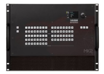 LIGHTWARE MX2-32x32-HDMI20-A-R: 32 input  and 32 output Full 4K HDMI 2.0 and HDCP 2.2 standalone matrix with audio embedding, deembedding and redundant power supplies. Uncompressed 4K@60Hz with RGB 4:4:4 colorspace, 18 Gbit/sec bandwidth.