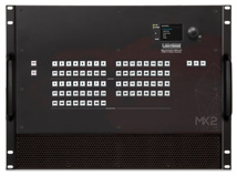LIGHTWARE MX2-32x32-DH-16DPi-A-R: 16  DP 1.2 input, 16 HDMI 2.0 input and  32 HDMI 2.0 output Full 4K HDCP 2.2 standalone matrix with analog audio ports and redundant power supply. 4K@60Hz with RGB 4:4:4 colorspace, 18 Gbit/sec bandwidth.