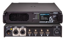 LIGHTWARE UBEX-Pro20-HDMI-R100 2xMM-QUAD: 4K UHD @ 60Hz 4:4:4 uncompressed AV over IP via  20 Gbps designed for rental and professional users; dual channel 4K transmitter or receiver with scaling.