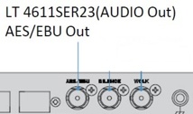 LEADER Audio Out - Option for LEADER LT4611