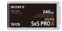 SONY Professional SxS Pro-X Memory Card 240Gb - Successor of SBP-256E